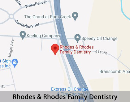Map image for Emergency Dentist in Tuscaloosa, AL